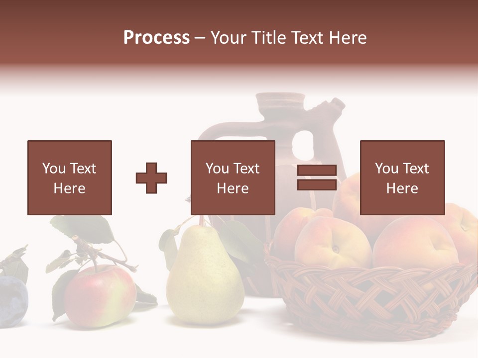 Plum Fruits Plants PowerPoint Template