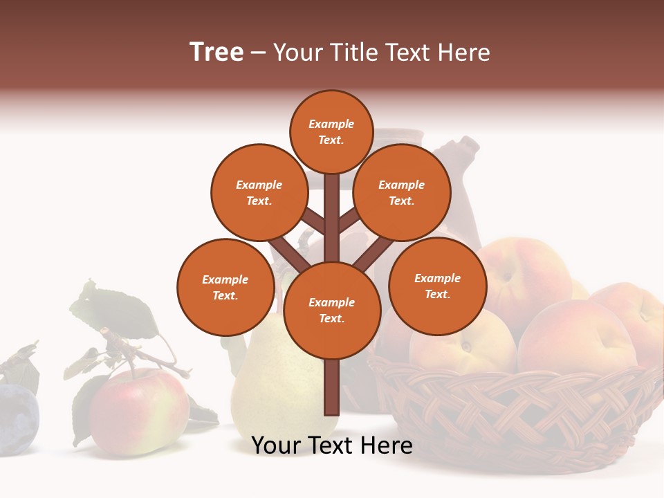 Plum Fruits Plants PowerPoint Template