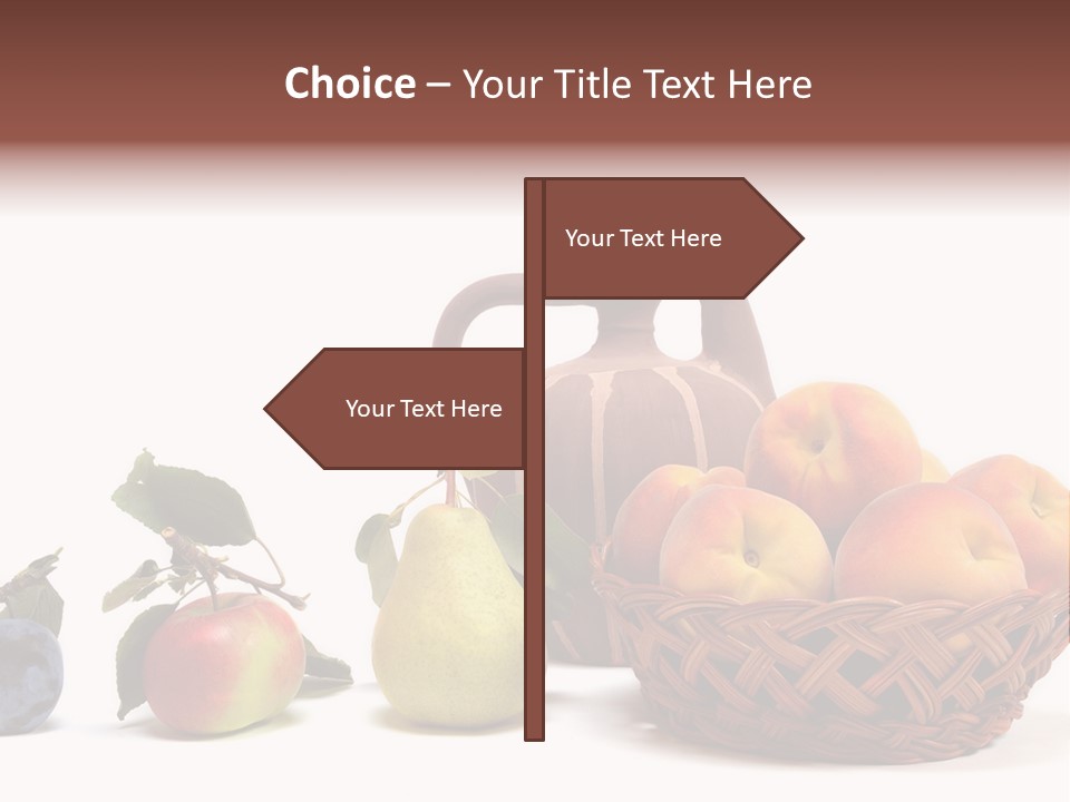 Plum Fruits Plants PowerPoint Template