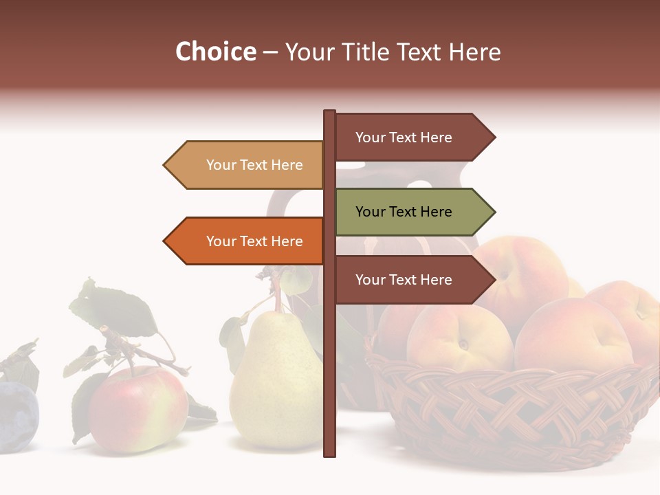 Plum Fruits Plants PowerPoint Template