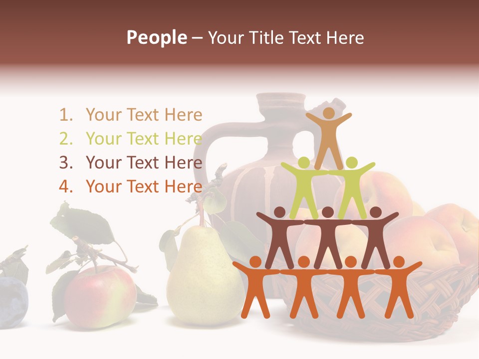 Plum Fruits Plants PowerPoint Template