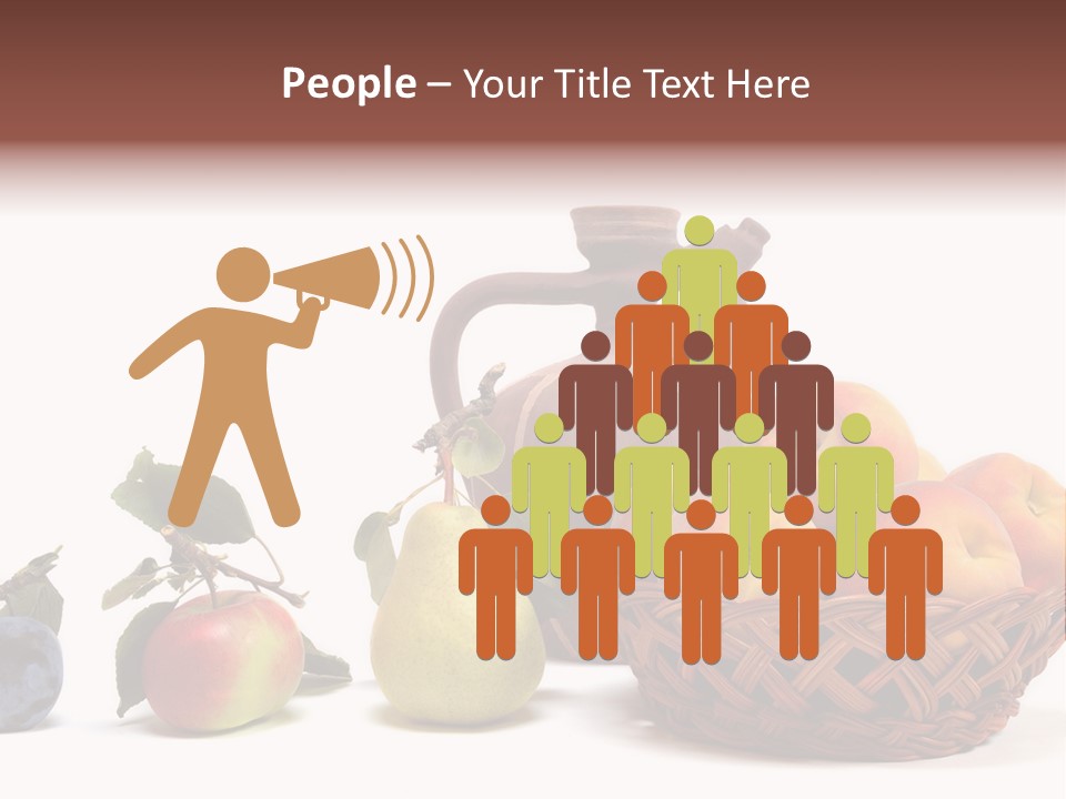 Plum Fruits Plants PowerPoint Template