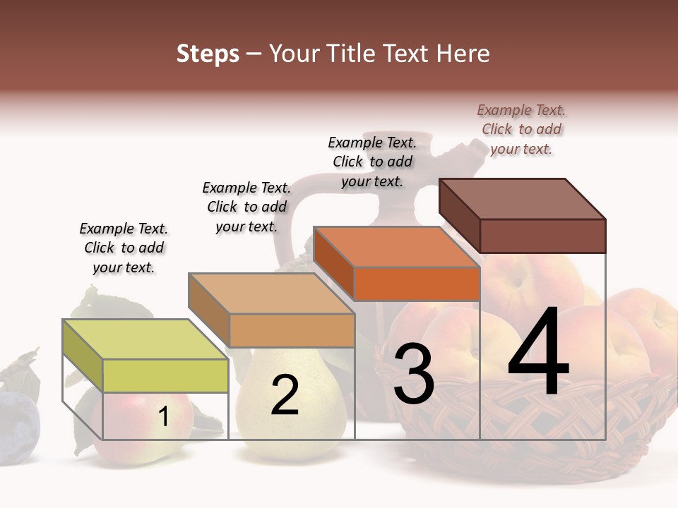 Plum Fruits Plants PowerPoint Template