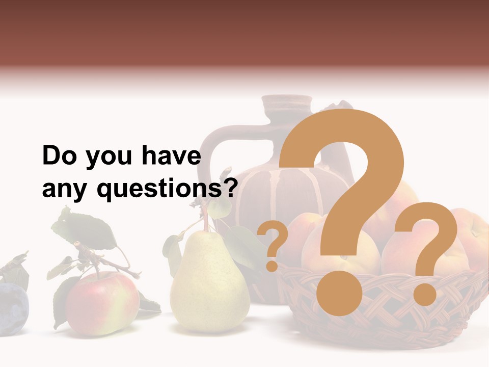 Plum Fruits Plants PowerPoint Template