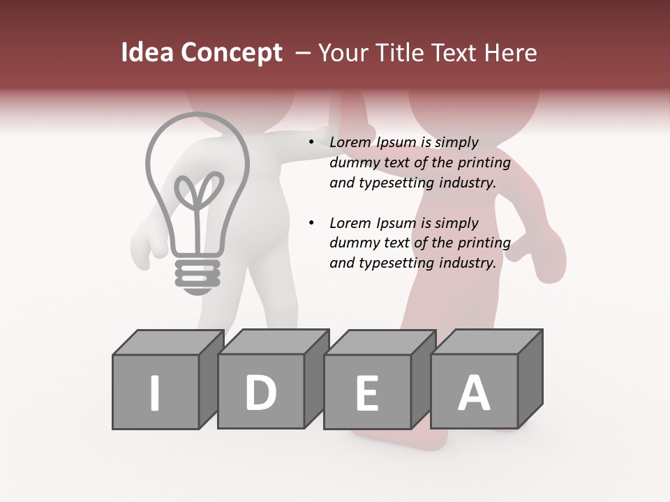 Meeting Workers Idea PowerPoint Template