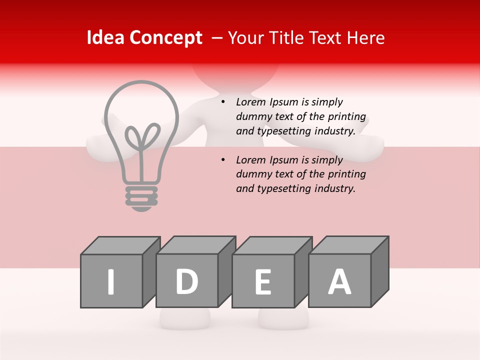 Person Guy Concept PowerPoint Template