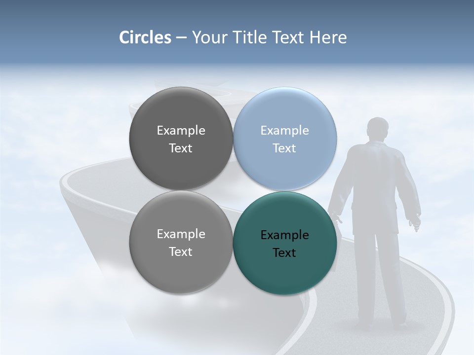 Risky Road Decision Risk PowerPoint Template