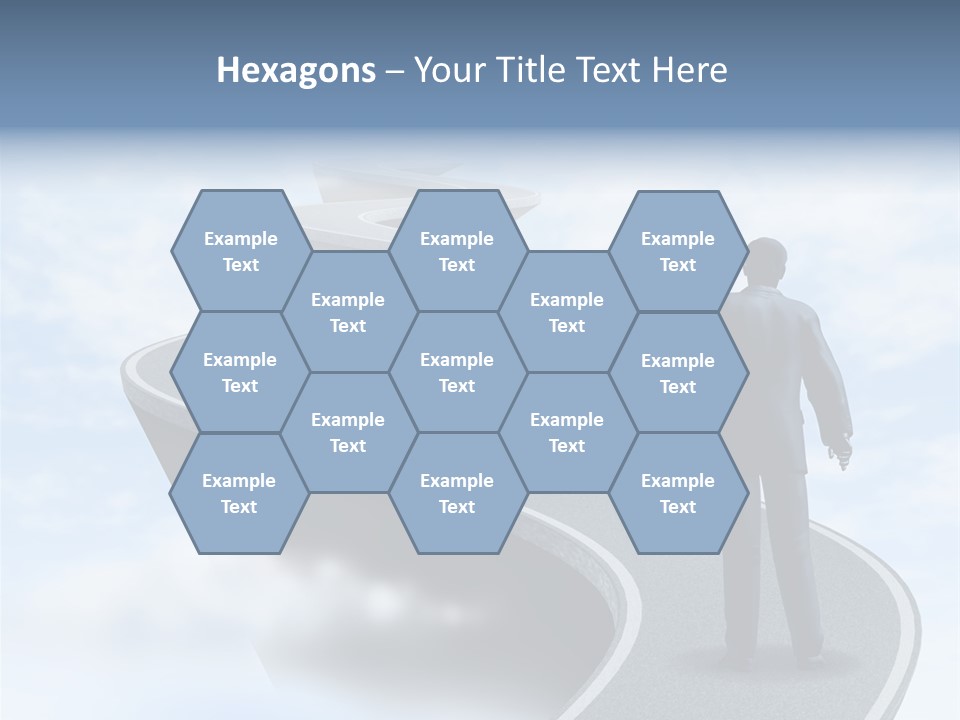 Risky Road Decision Risk PowerPoint Template