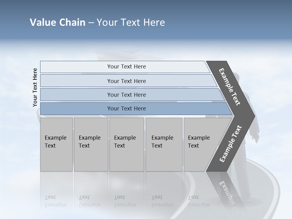 Risky Road Decision Risk PowerPoint Template