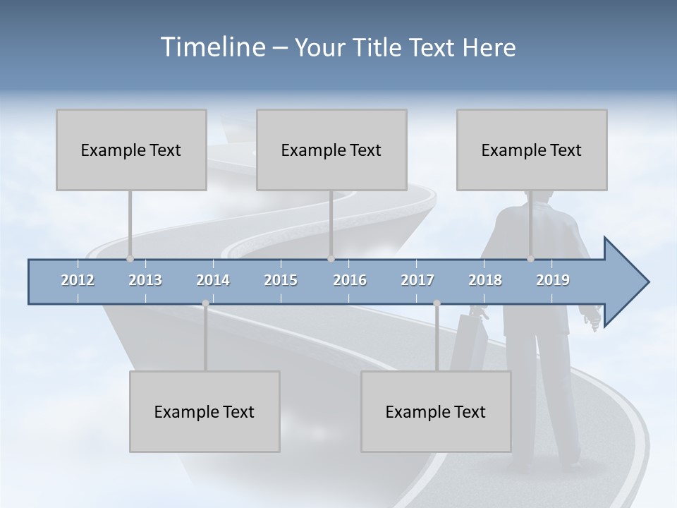 Risky Road Decision Risk PowerPoint Template