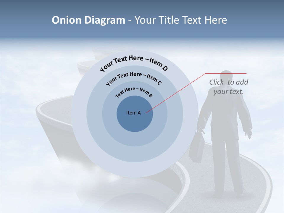 Risky Road Decision Risk PowerPoint Template