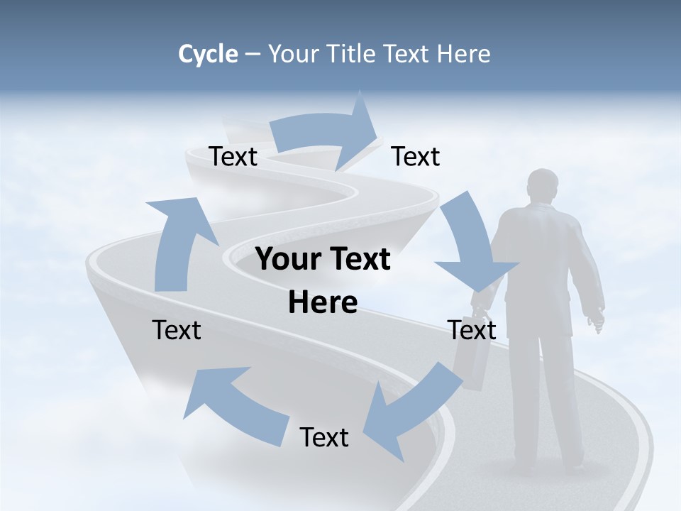 Risky Road Decision Risk PowerPoint Template