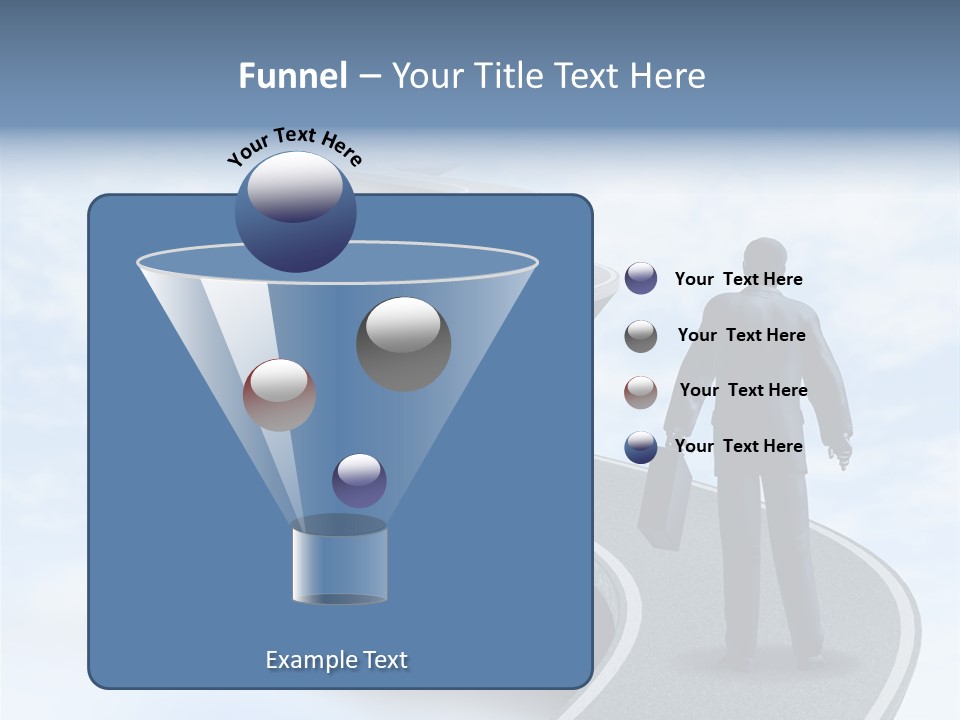 Risky Road Decision Risk PowerPoint Template