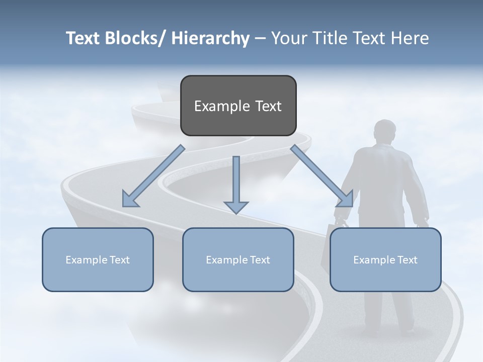 Risky Road Decision Risk PowerPoint Template