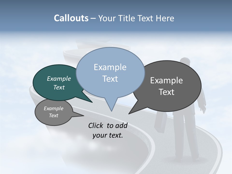 Risky Road Decision Risk PowerPoint Template