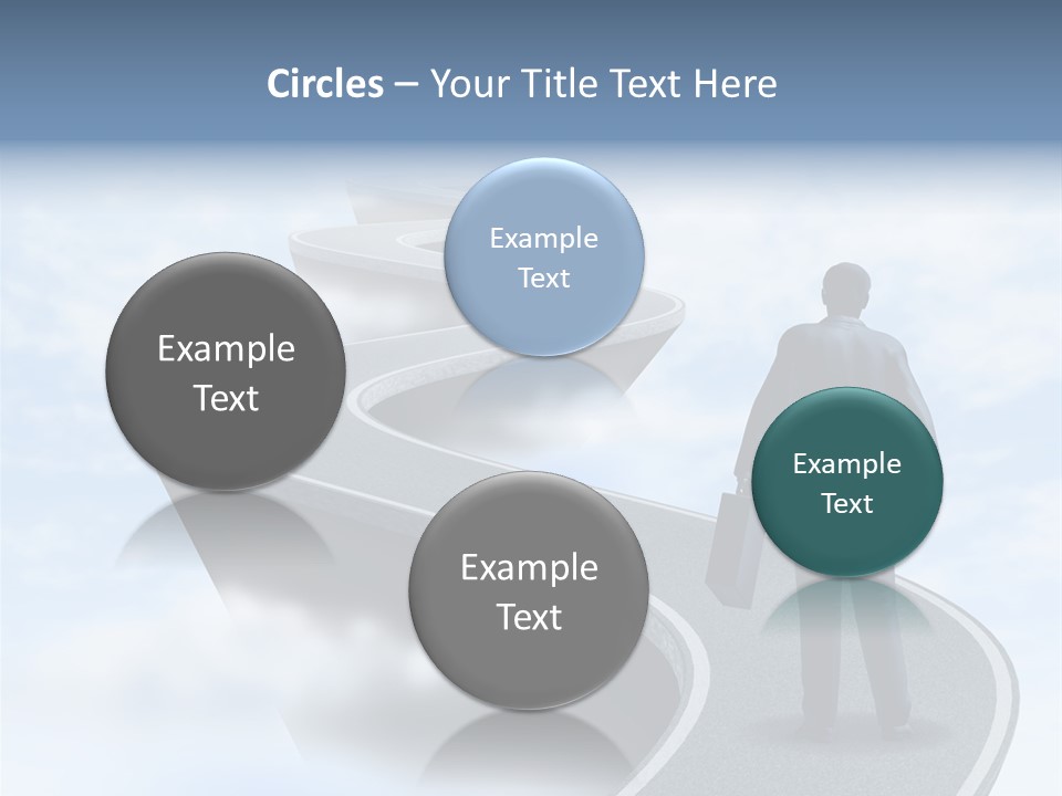 Risky Road Decision Risk PowerPoint Template