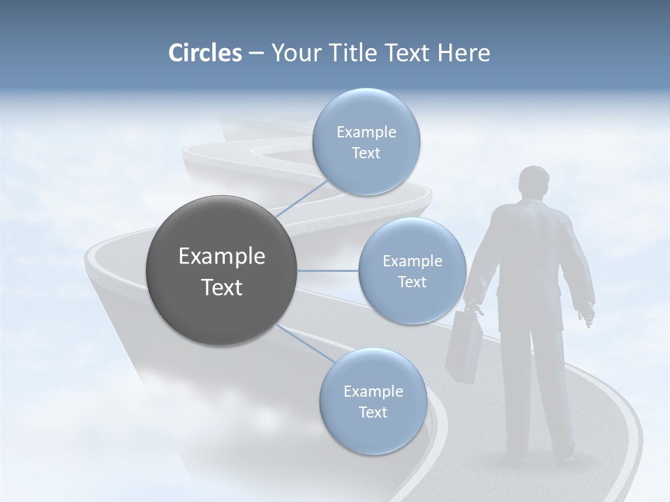 Risky Road Decision Risk PowerPoint Template