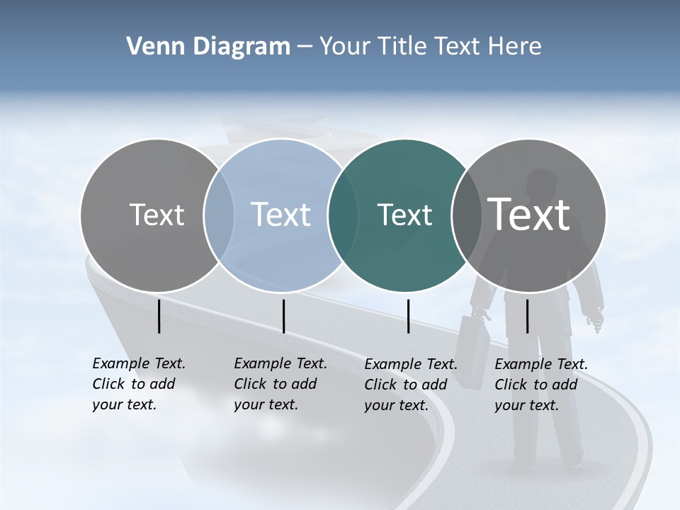 Risky Road Decision Risk PowerPoint Template