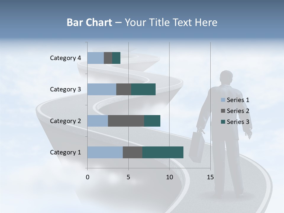 Risky Road Decision Risk PowerPoint Template
