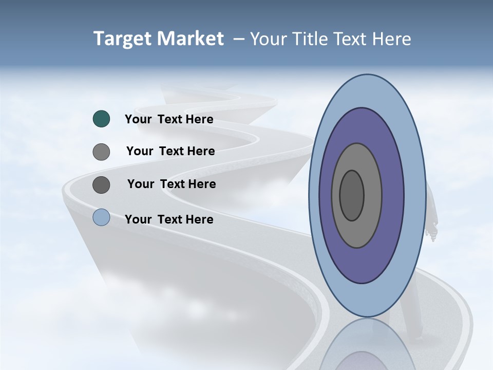 Risky Road Decision Risk PowerPoint Template
