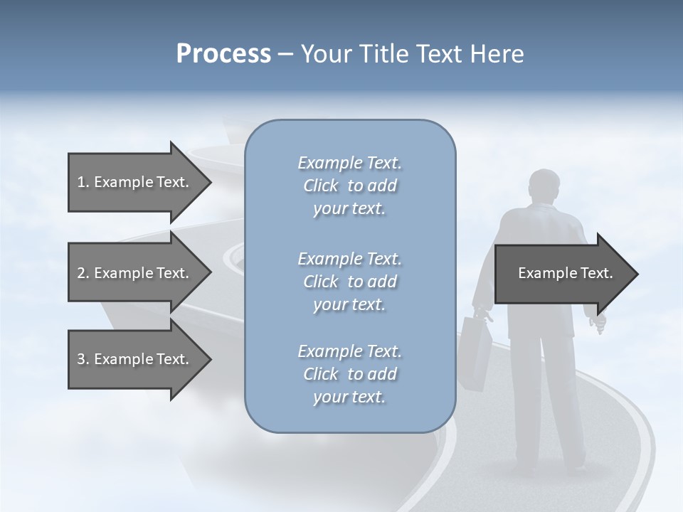 Risky Road Decision Risk PowerPoint Template