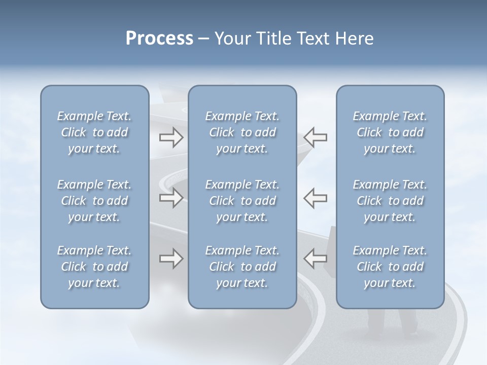 Risky Road Decision Risk PowerPoint Template