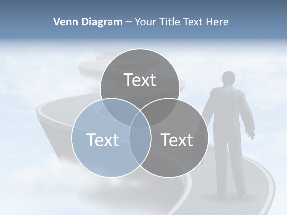 Risky Road Decision Risk PowerPoint Template