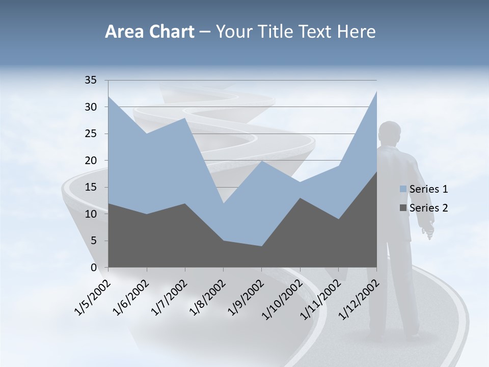 Risky Road Decision Risk PowerPoint Template