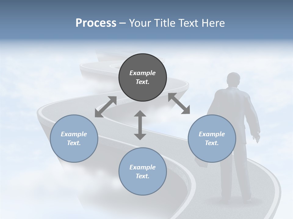 Risky Road Decision Risk PowerPoint Template