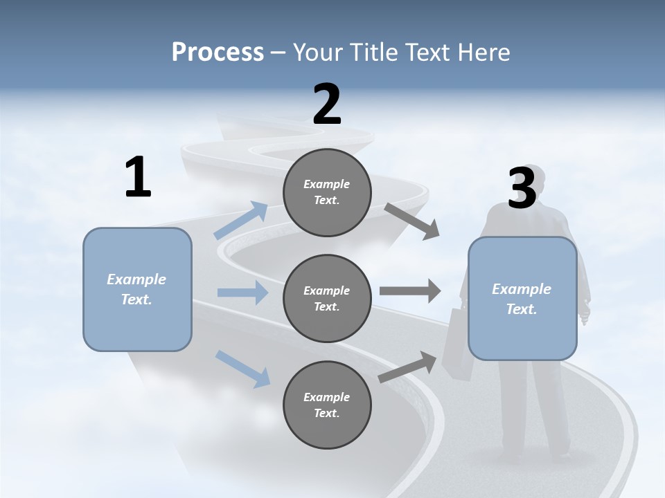 Risky Road Decision Risk PowerPoint Template