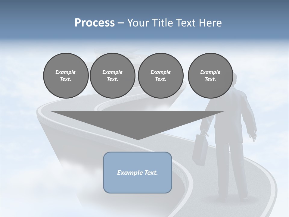 Risky Road Decision Risk PowerPoint Template