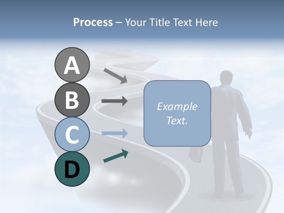 Risky Road Decision Risk PowerPoint Template