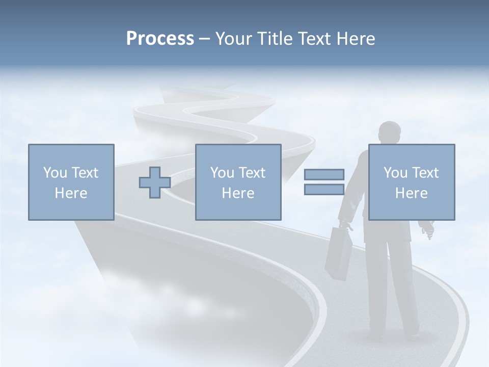Risky Road Decision Risk PowerPoint Template