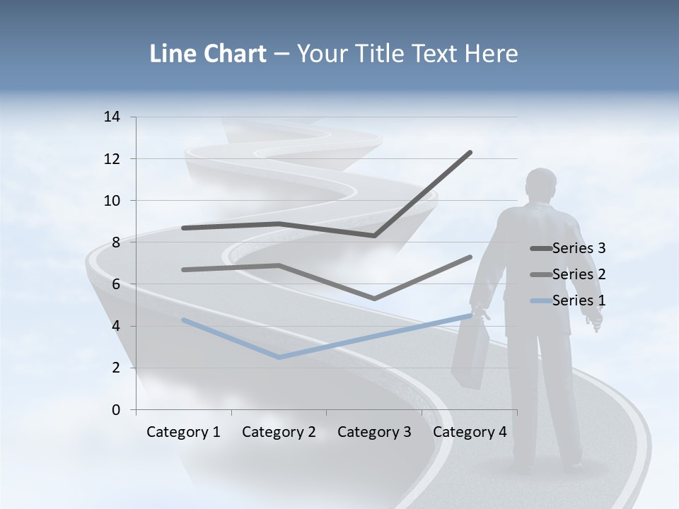 Risky Road Decision Risk PowerPoint Template