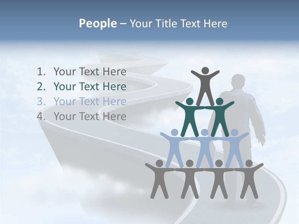 Risky Road Decision Risk PowerPoint Template