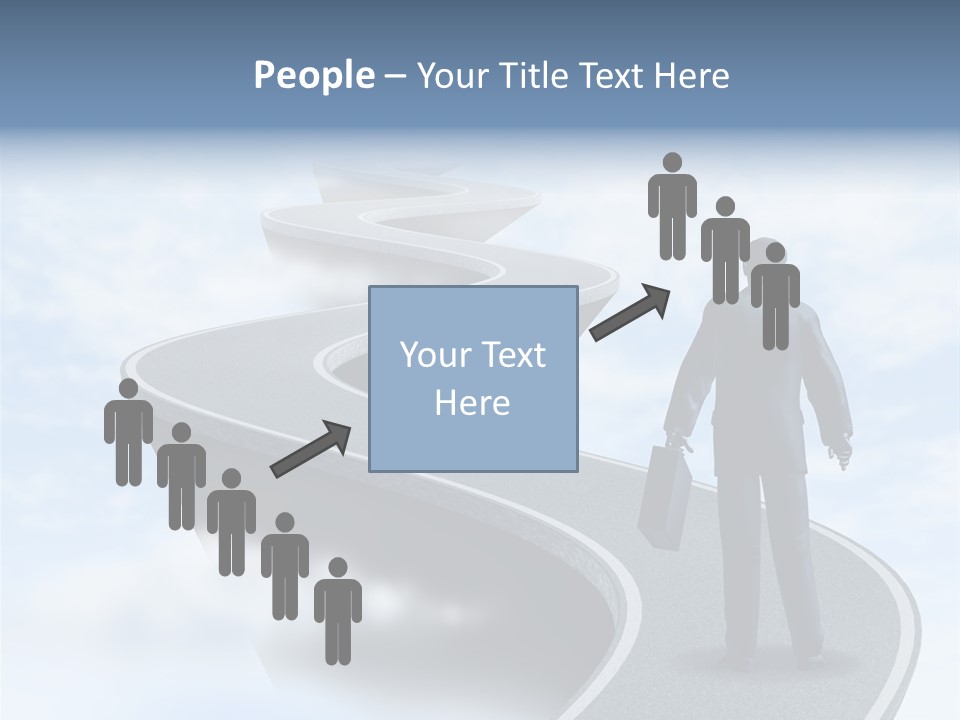 Risky Road Decision Risk PowerPoint Template