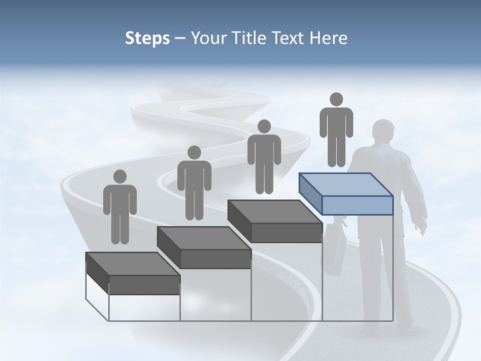 Risky Road Decision Risk PowerPoint Template