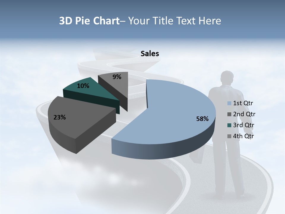 Risky Road Decision Risk PowerPoint Template