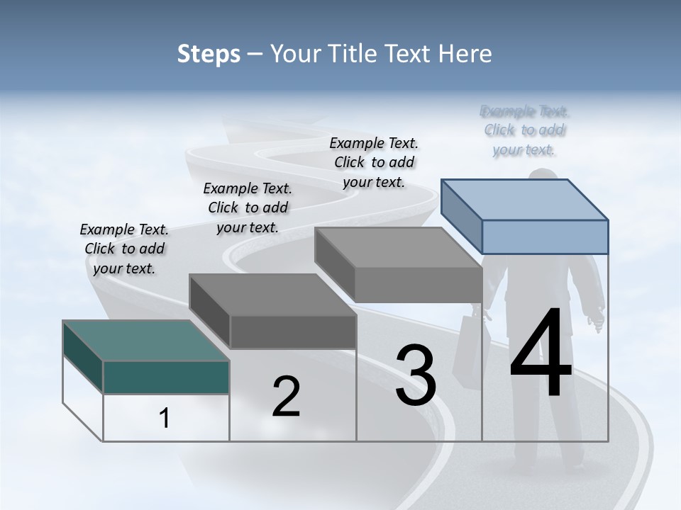 Risky Road Decision Risk PowerPoint Template