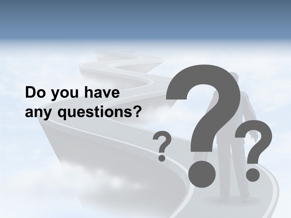 Risky Road Decision Risk PowerPoint Template