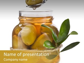 Preserved Seasoning Spice PowerPoint Template