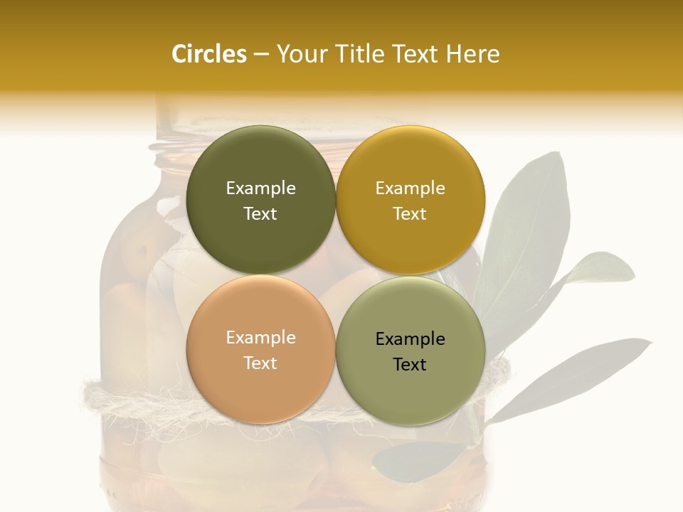 Preserved Seasoning Spice PowerPoint Template