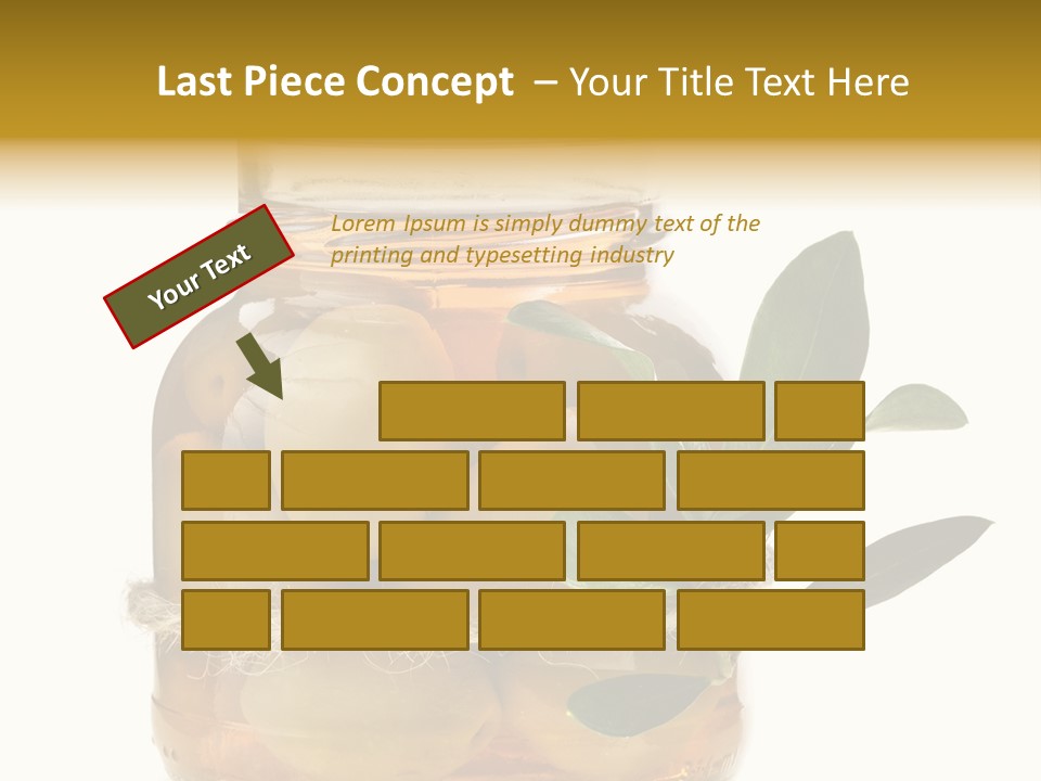 Preserved Seasoning Spice PowerPoint Template