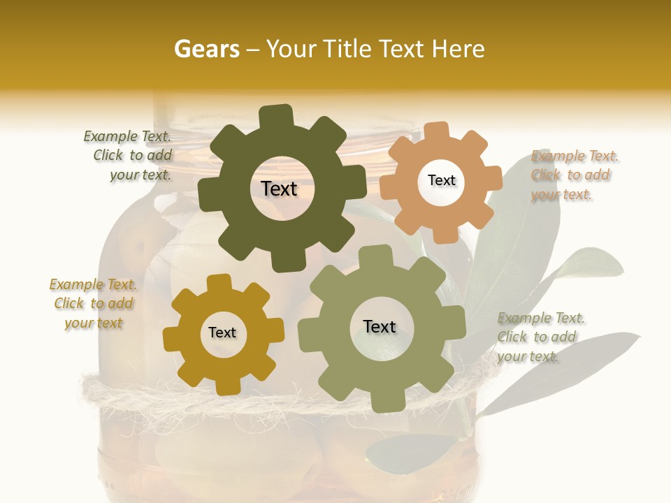 Preserved Seasoning Spice PowerPoint Template