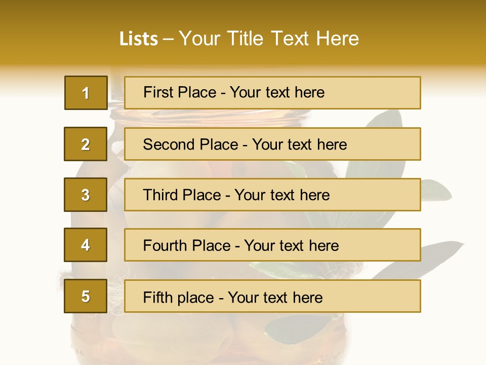 Preserved Seasoning Spice PowerPoint Template