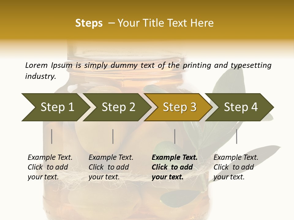 Preserved Seasoning Spice PowerPoint Template