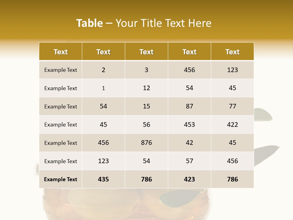 Preserved Seasoning Spice PowerPoint Template