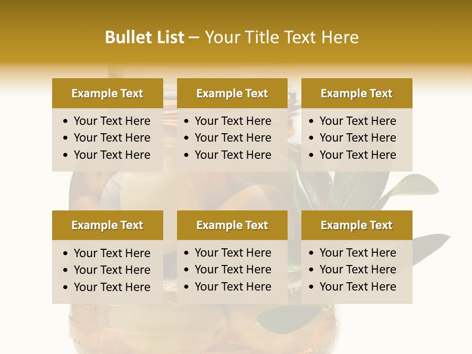 Preserved Seasoning Spice PowerPoint Template
