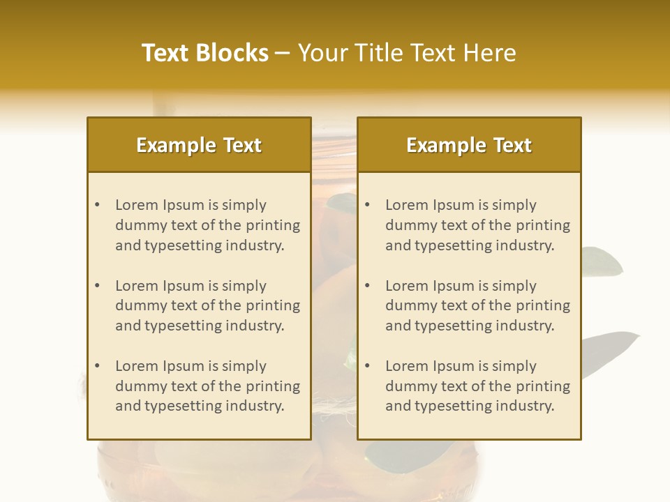 Preserved Seasoning Spice PowerPoint Template