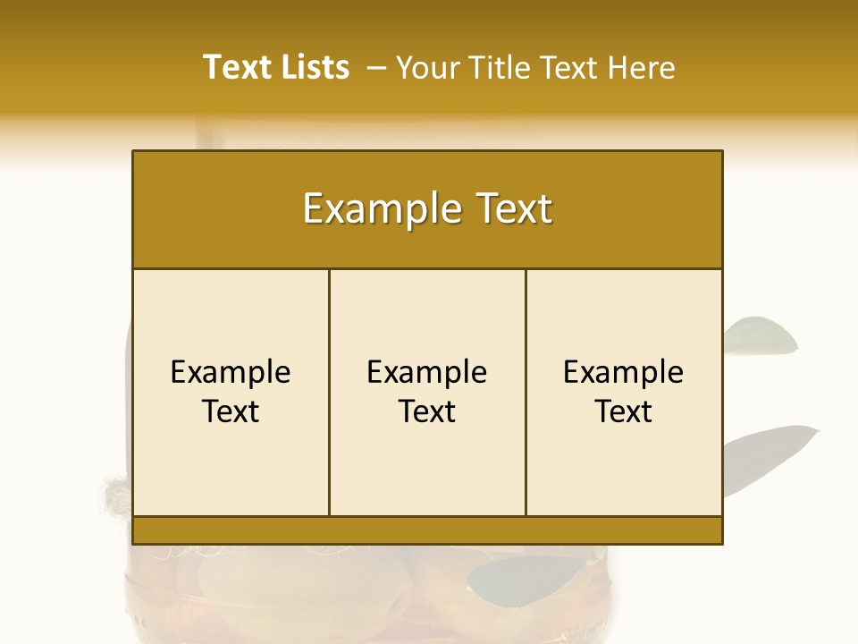 Preserved Seasoning Spice PowerPoint Template
